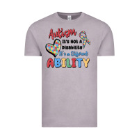 Vintage Zinc autism it's not a disability it's a different abil Vintage Tee - MaliasSmallBusiness