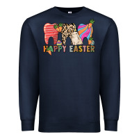 Navy Happy Easter Dental Premium Sweatshirt - HowdyJamesFarm