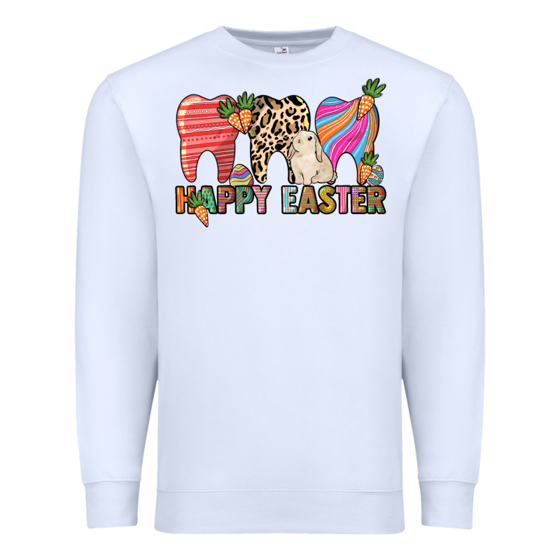 Happy Easter Dental Premium Sweatshirt by HowdyJamesFarm | Teevron
