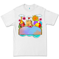 White custom name summer beach toys Premium Tee - JahusDesignShop