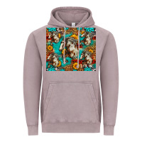 Vintage Zinc mustang horse western Vintage Hoodie - LillyAllenDesigns