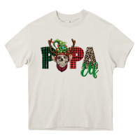 Cream papa elf skull Heavy Core Tee - FaDigitalArtStudio