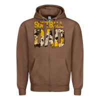 Chestnut Softball Dad Zipper Hoodie - Bettercallsaul