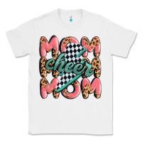 White cheer mom Classic Tee - MaliasSmallBusiness