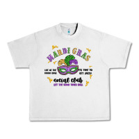 Lunar Rock mardi gras social club Urban Heavy Tee - MaliasSmallBusiness