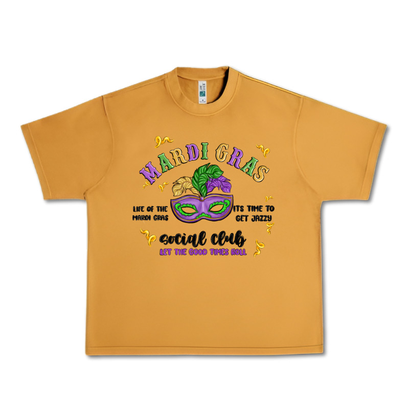 Mardi Gras Social Club Urban Heavy Tee by MaliasSmallBusiness | Teevron