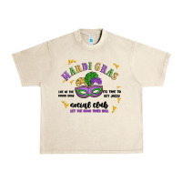 Sandshell mardi gras social club Urban Heavy Tee - MaliasSmallBusiness