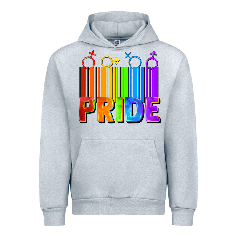 Pride Barcode Urban Hoodie by FaDigitalArtStudio | Teevron
