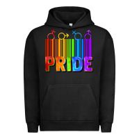 Pigment Black Pride Barcode Urban Hoodie - FaDigitalArtStudio
