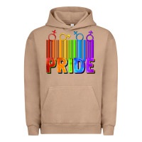 Pigment Burro Pride Barcode Urban Hoodie - FaDigitalArtStudio