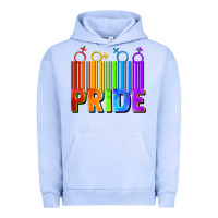 Pigment Grape Ice Pride Barcode Urban Hoodie - FaDigitalArtStudio