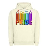 Pigment Pistachio Pride Barcode Urban Hoodie - FaDigitalArtStudio