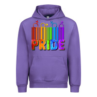 Tulip Pride Barcode Urban Hoodie - FaDigitalArtStudio