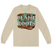 Mushroom blame it all on my roots Long Sleeve Tee - NancyCooperArtShop