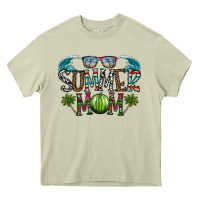 Mossy summer mom Heavy Core Tee - CowhideDigitalArt