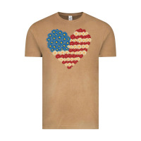 Vintage Camel american heart flag Vintage Tee - MaliasSmallBusiness