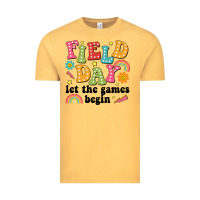 Vintage Mustard field day let the games begin Vintage Tee - JahusDesignShop