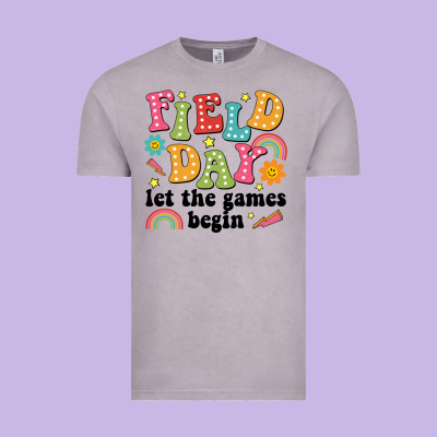 Field Day Let The Games Begin Vintage Tee Designed By Jahusdesignshop