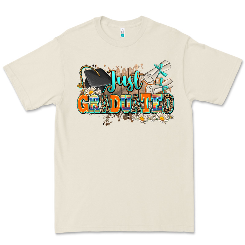 Just Graduated Premium Tee by AdoDesignShop | Teevron