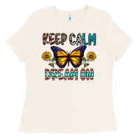 Bone keep calm dream on Ladies Tee - CowhideDigitalArt