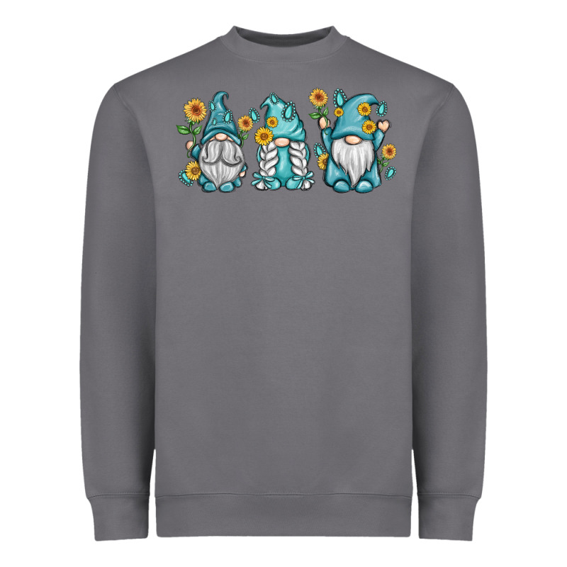 Sunflower Gnomes Heavyweight Sweatshirt by MaliasSmallBusiness | Teevron
