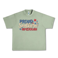 Oil Green proud southern american Urban Heavy Tee - MaliasSmallBusiness