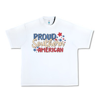 White proud southern american Urban Heavy Tee - MaliasSmallBusiness