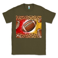Army Green team color red and gold football Classic Tee - MaliasSmallBusiness