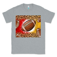 Heather Grey team color red and gold football Classic Tee - MaliasSmallBusiness