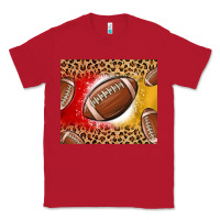 Red team color red and gold football Classic Tee - MaliasSmallBusiness