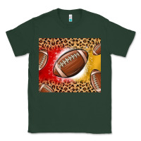 Sports Green team color red and gold football Classic Tee - MaliasSmallBusiness