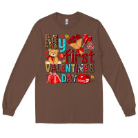 Chestnut my first valentines day Long Sleeve Tee - NancyCooperArtShop