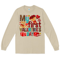 Mushroom my first valentines day Long Sleeve Tee - NancyCooperArtShop