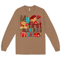 Toasted Coconut my first valentines day Long Sleeve Tee - NancyCooperArtShop