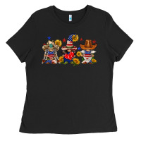 Black american gnomes Ladies Tee - FaDigitalArtStudio