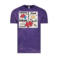 Cloud Purple autism Vintage Tee - MaliasSmallBusiness