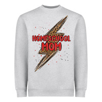 Homeschool Mom Lightning Bolt Heavyweight Sweatshirt | Teevron