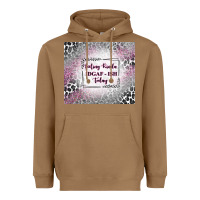 Toasted Coconut feeling kinda idgaf ish today with leopard Heavyweight Hoodie - TumblerDesignByShophia