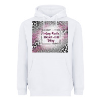 White feeling kinda idgaf ish today with leopard Heavyweight Hoodie - TumblerDesignByShophia