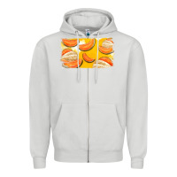 Dove Grey Colorado Cantaloupe Background Zipper Hoodie - Bettercallsaul