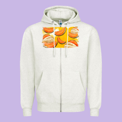 Colorado Cantaloupe Background Zipper Hoodie Designed By Bettercallsaul