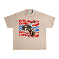 French Oak make america cowboy again Urban Heavy Tee - MaliasSmallBusiness