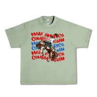 Oil Green make america cowboy again Urban Heavy Tee - MaliasSmallBusiness