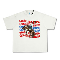 Pistachio make america cowboy again Urban Heavy Tee - MaliasSmallBusiness
