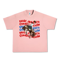 Salmon make america cowboy again Urban Heavy Tee - MaliasSmallBusiness