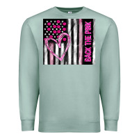 Seafoam back the pink Premium Sweatshirt - TumblerDesignByShophia
