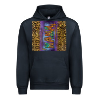Navy Leopard nana Urban Hoodie - FaDigitalArtStudio