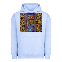 Pigment Grape Ice Leopard nana Urban Hoodie - FaDigitalArtStudio