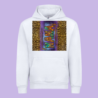 Leopard Nana Urban Hoodie Designed By Fadigitalartstudio