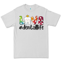 Dove Grey love dentallife Premium Tee - AdoDesignShop